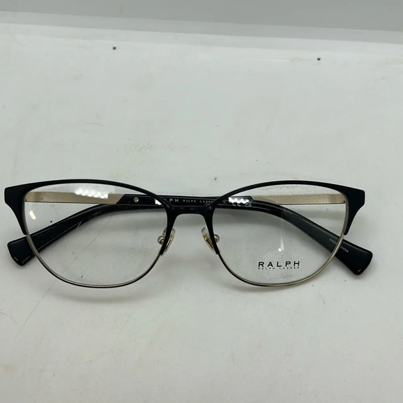 Ralph Lauren™ RA6055 Eyeglasses Frames Case RXable 9452 Black Gold NWT - Picture 7 of 8